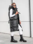 Dlhý top bez rukávov s ozdobnými stuhami v prémiovej kvalite