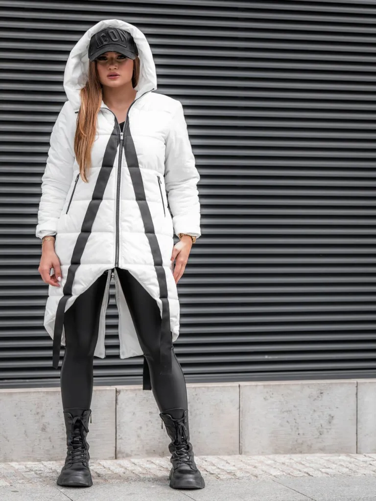 Asymmetrische Jacke mit Premium Tapes