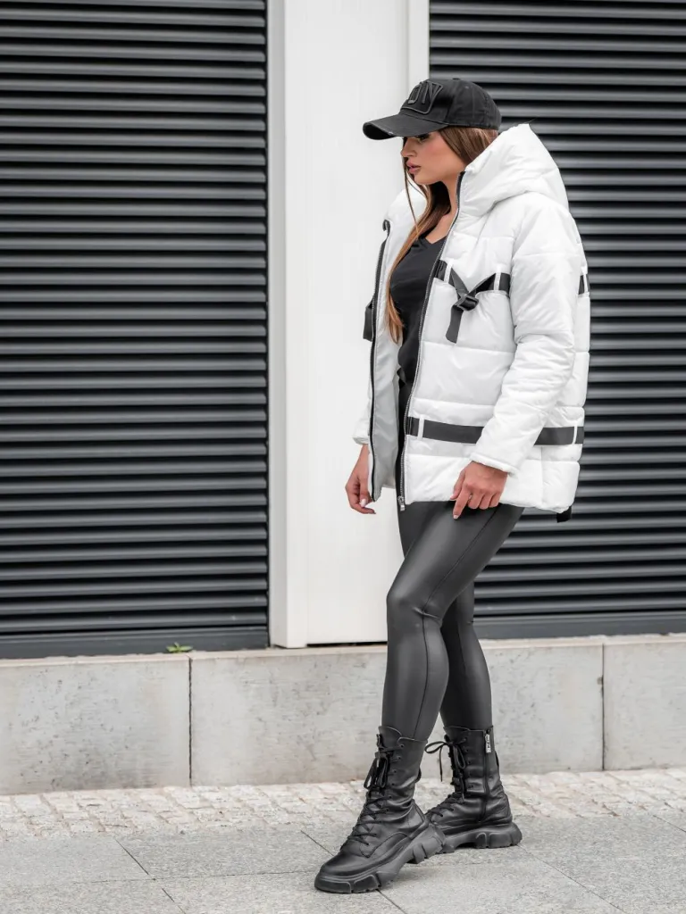 Kurzjacke mit Zierbändern in Premium-Qualität
