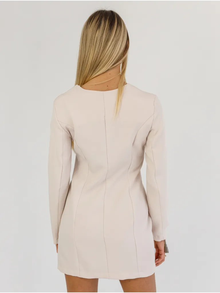 Элегантное платье-блейзер Amelia с длинными рукавами