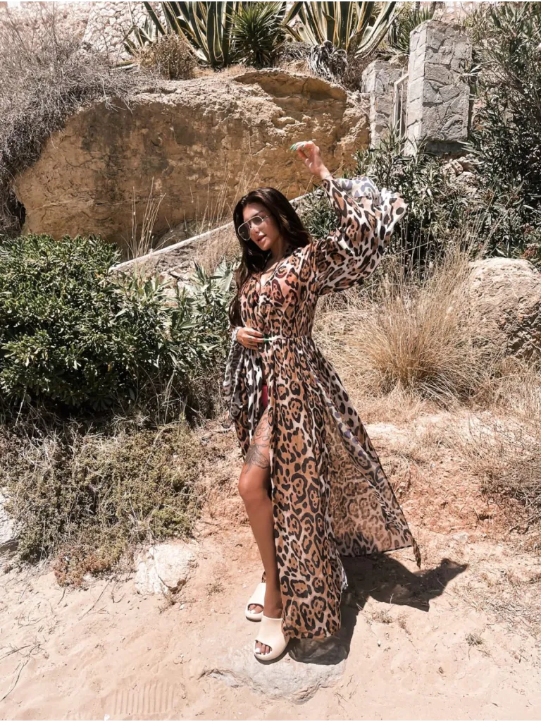 Beach tunic in fashionable patterns