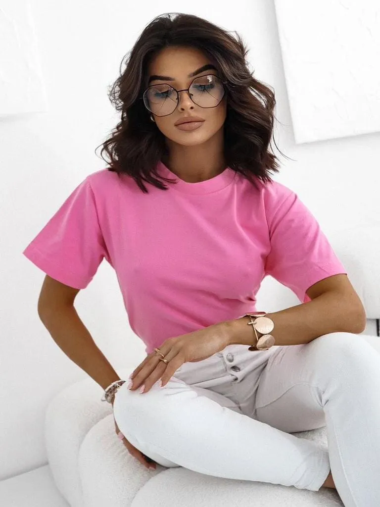 Klassisches, schlichtes Damen-T-Shirt, große Farbauswahl.