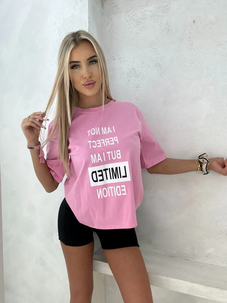 Classic women's t-shirt with inscription, large selection of colors.