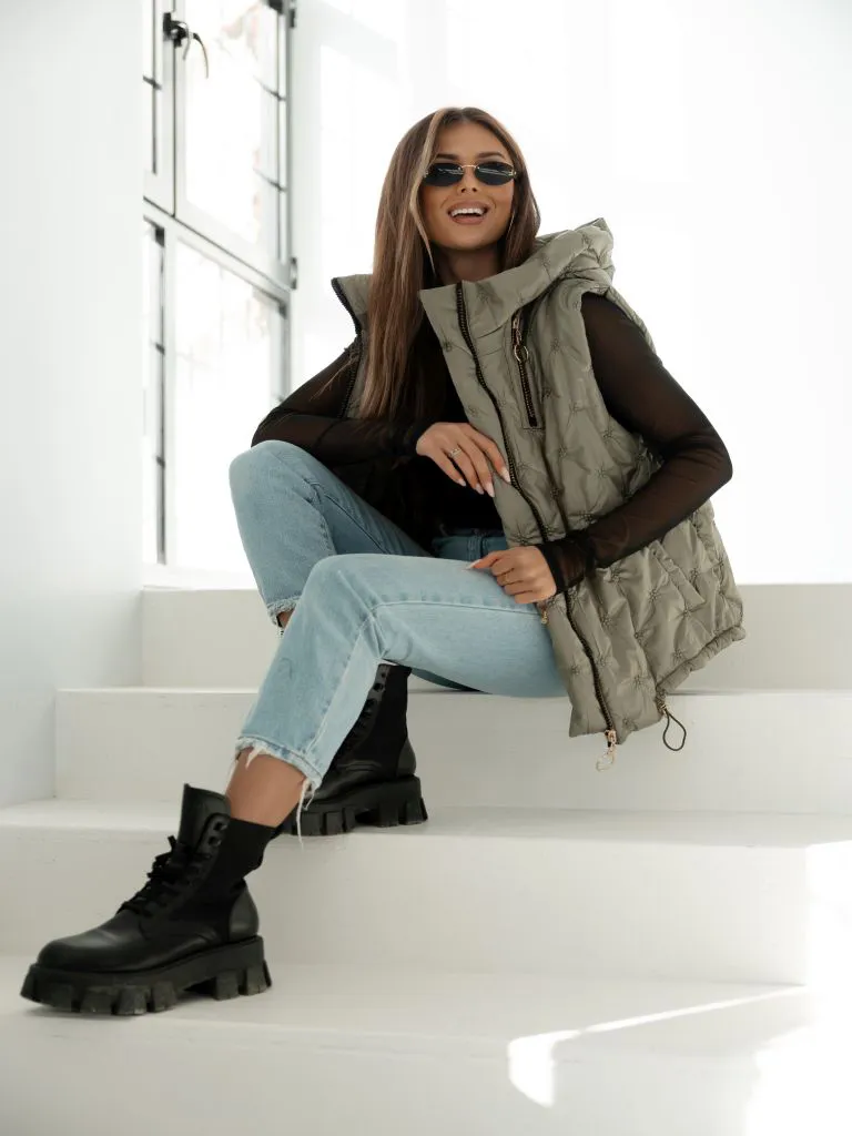 Kamizelka Daisy - khaki