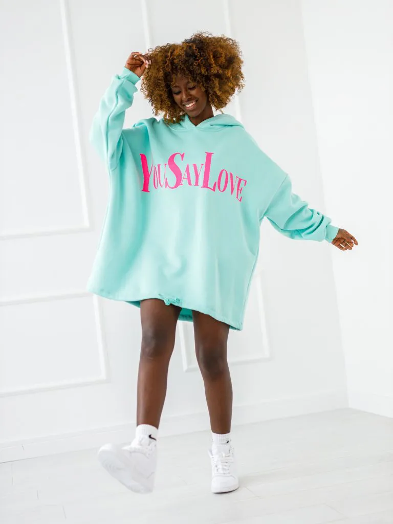 You Say Love Sweatshirt - Mint