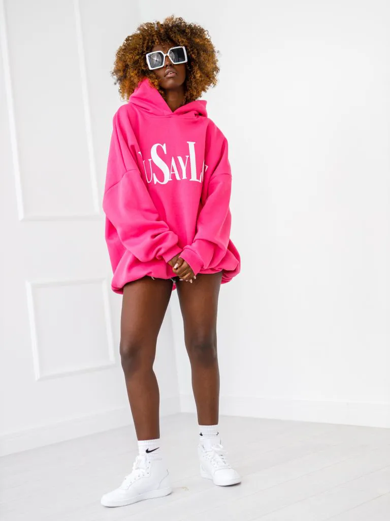 Bluza You Say Love - Różowy