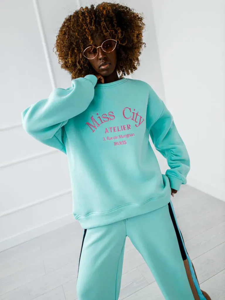 Wholesale - Paris Women's Sweatshirt - Mint