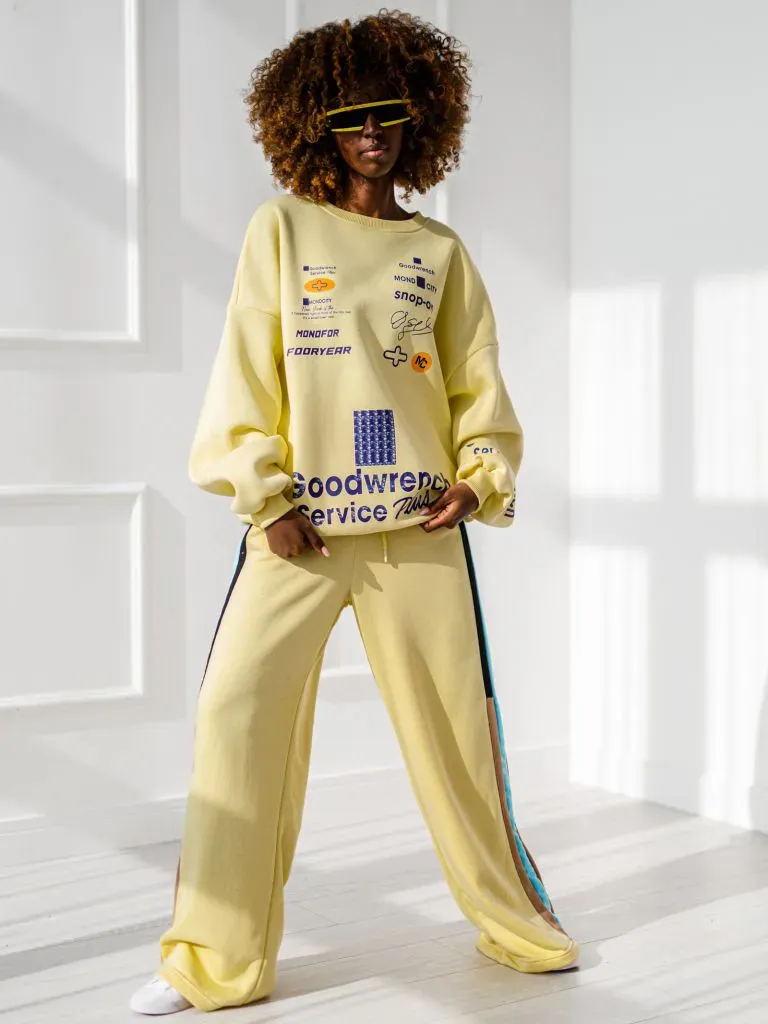 Didmeninė prekyba – Mixy Sweatshirt – Geltona
