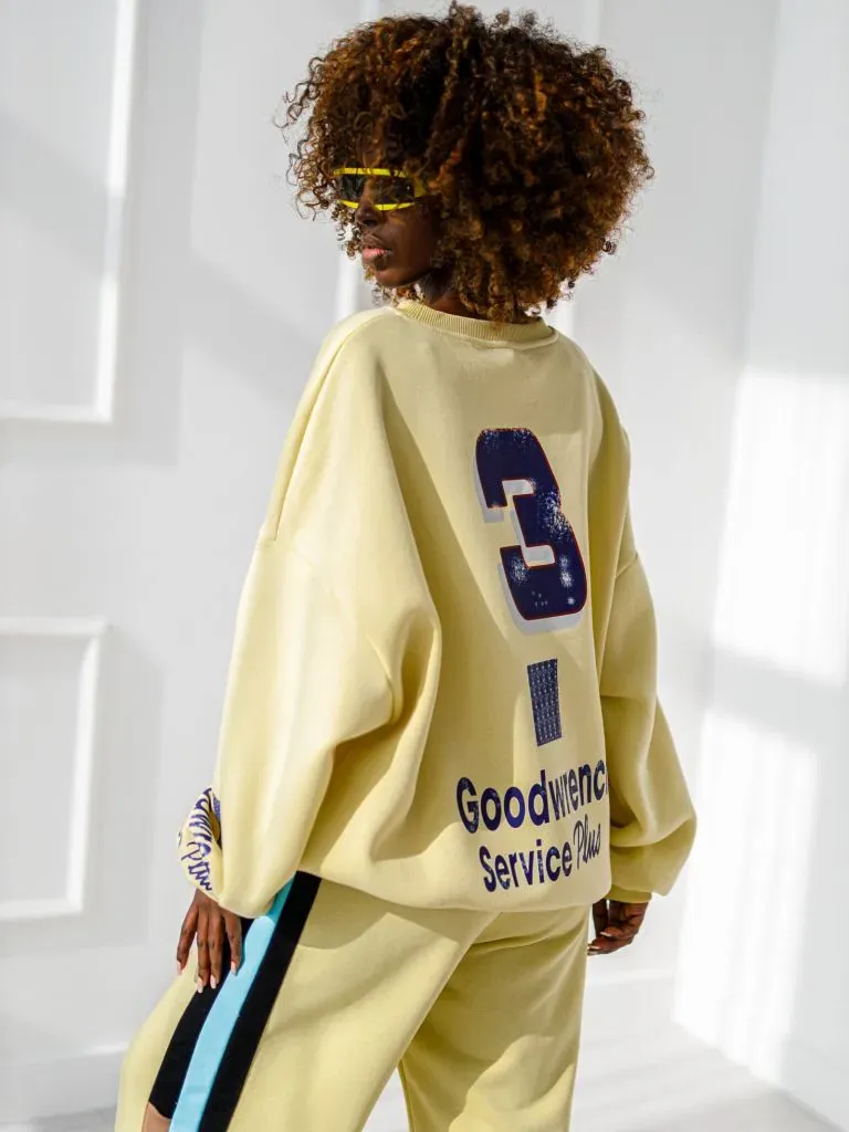 Didmeninė prekyba – Mixy Sweatshirt – Geltona