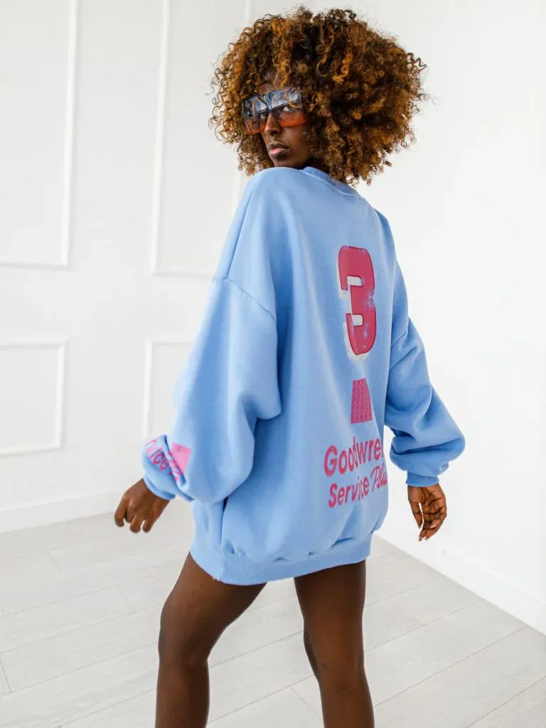 Großhandel - Mixy Sweatshirt - Blau