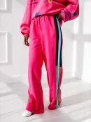 Großhandel - Jogginghose mit farbigem Streifen - Fuchsia