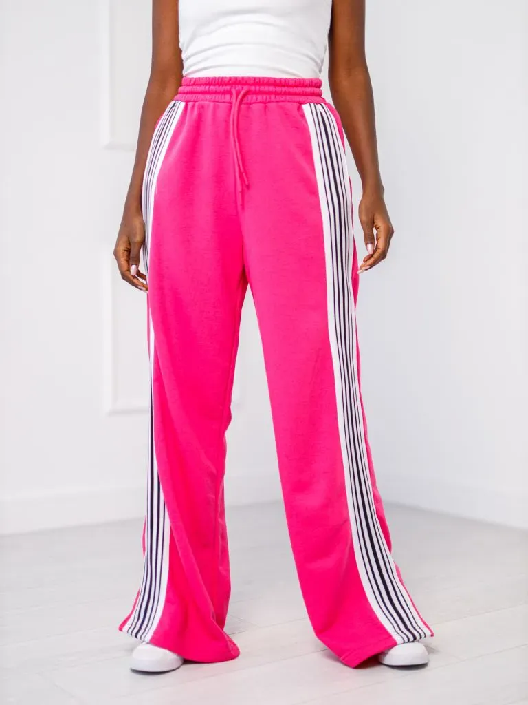 Jogginghose mit Elastikbund – Fuchsia