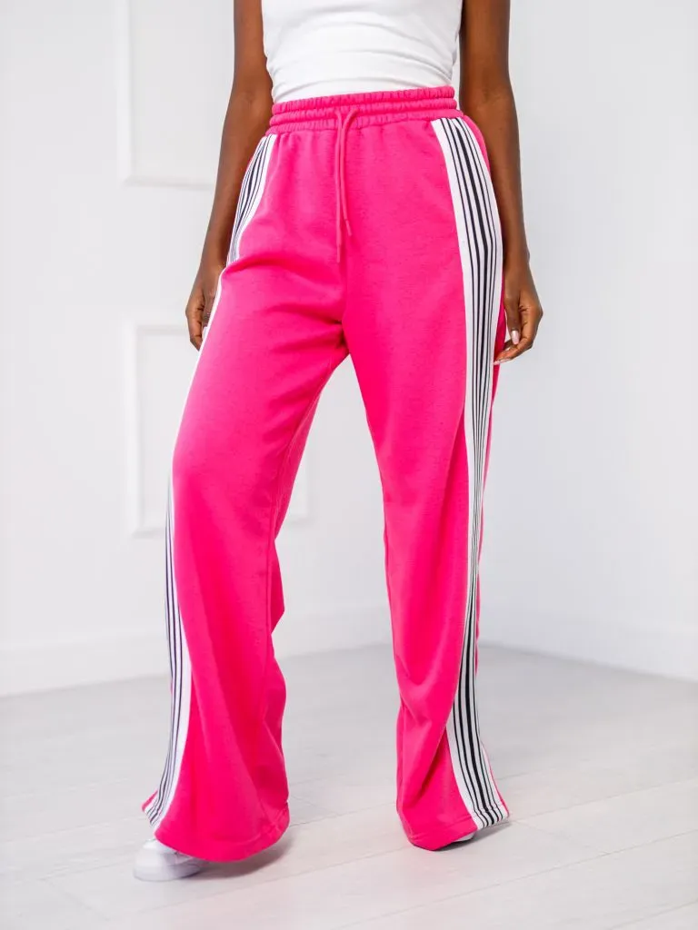Jogginghose mit Elastikbund – Fuchsia