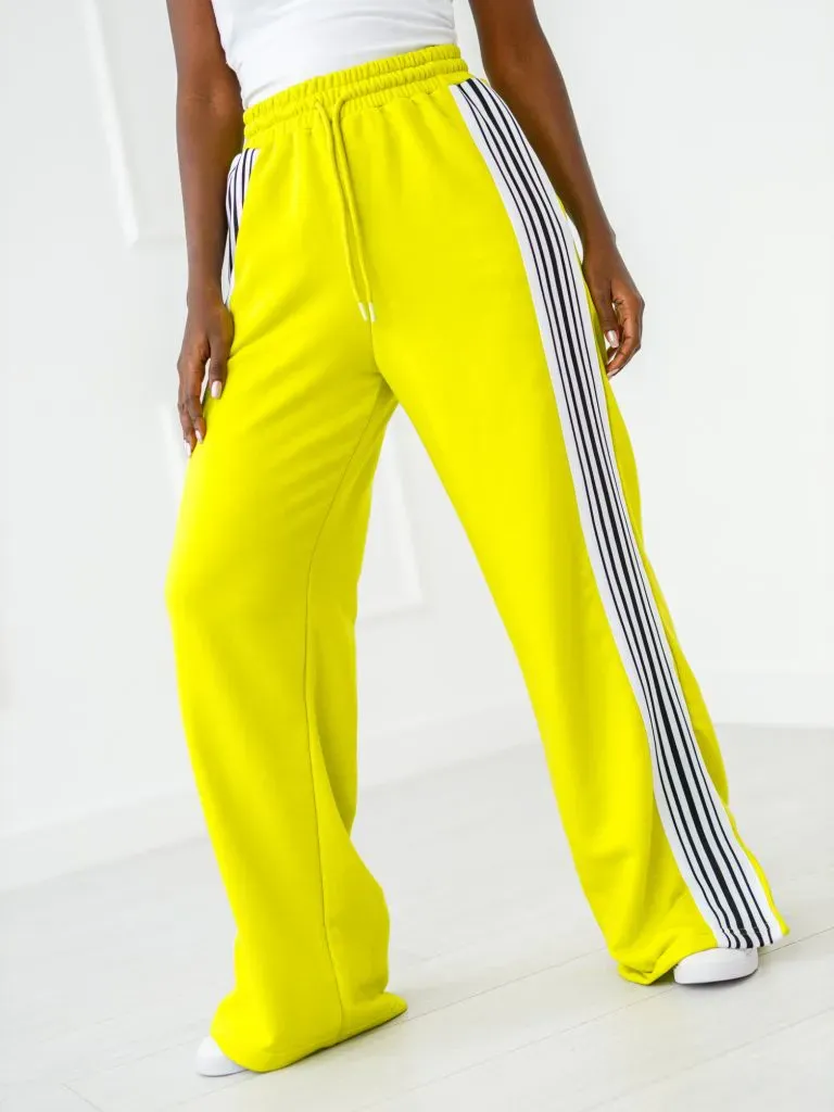 Sweatpants mit Gummizug - Lime