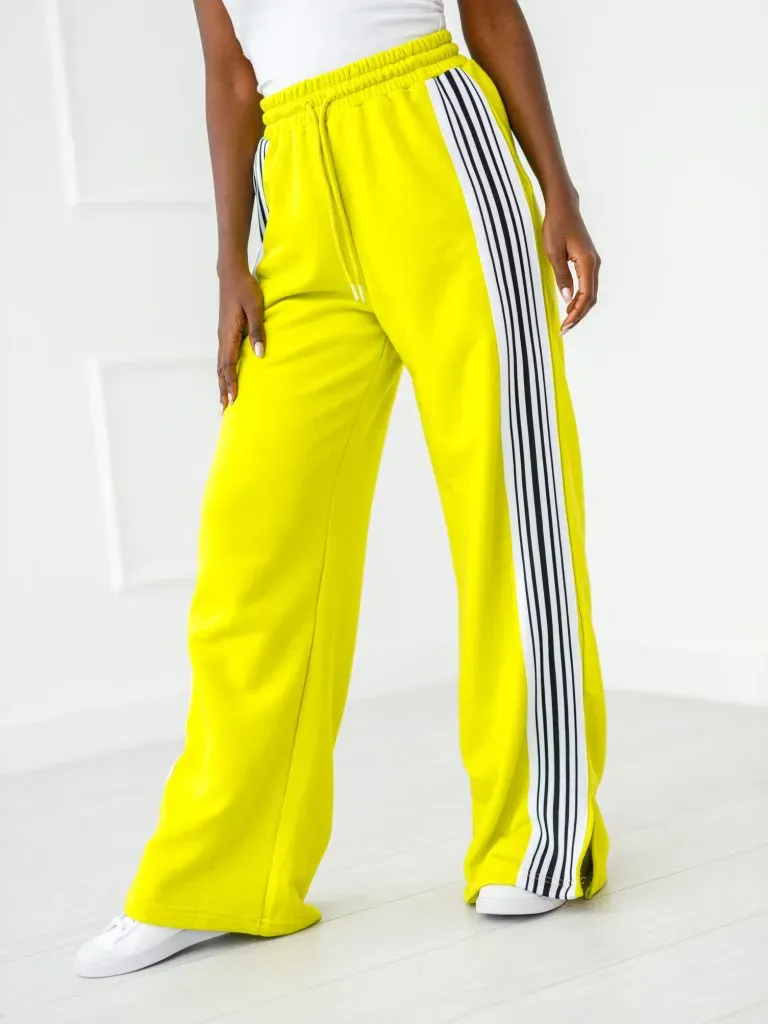 Sweatpants mit Gummizug - Lime