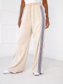 Sweatpants mit Gummizug - Beige