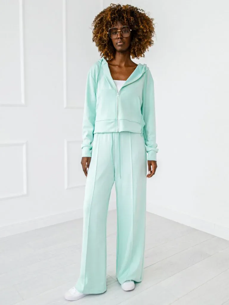Zipp tracksuit set - Butter - Mint