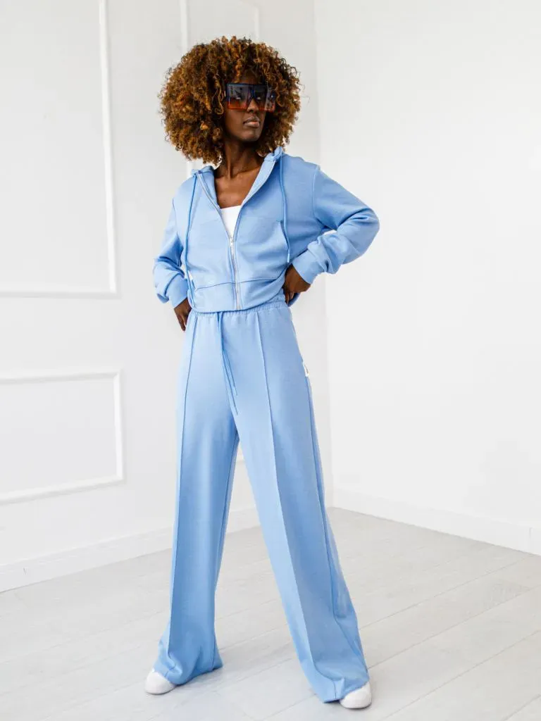 Zipp tracksuit - Butter - Blue