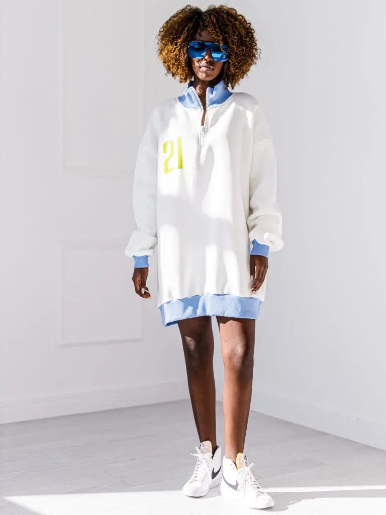 Forever 21 mikina - Ecru