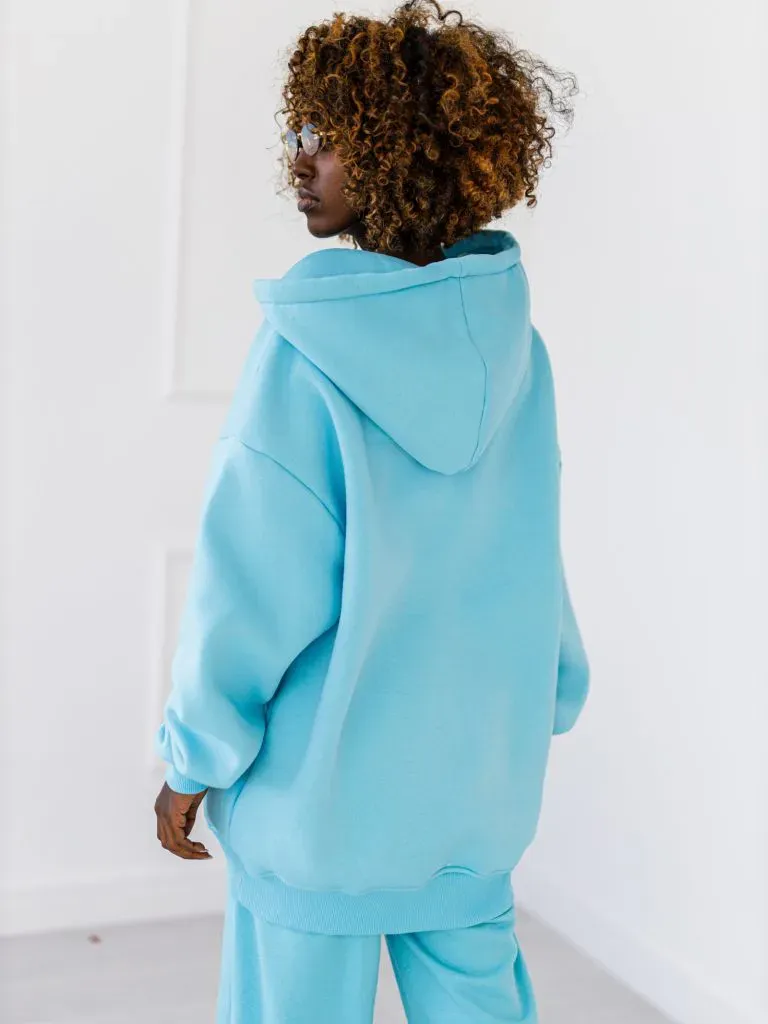 Romantic Sweatshirt - Hellblau