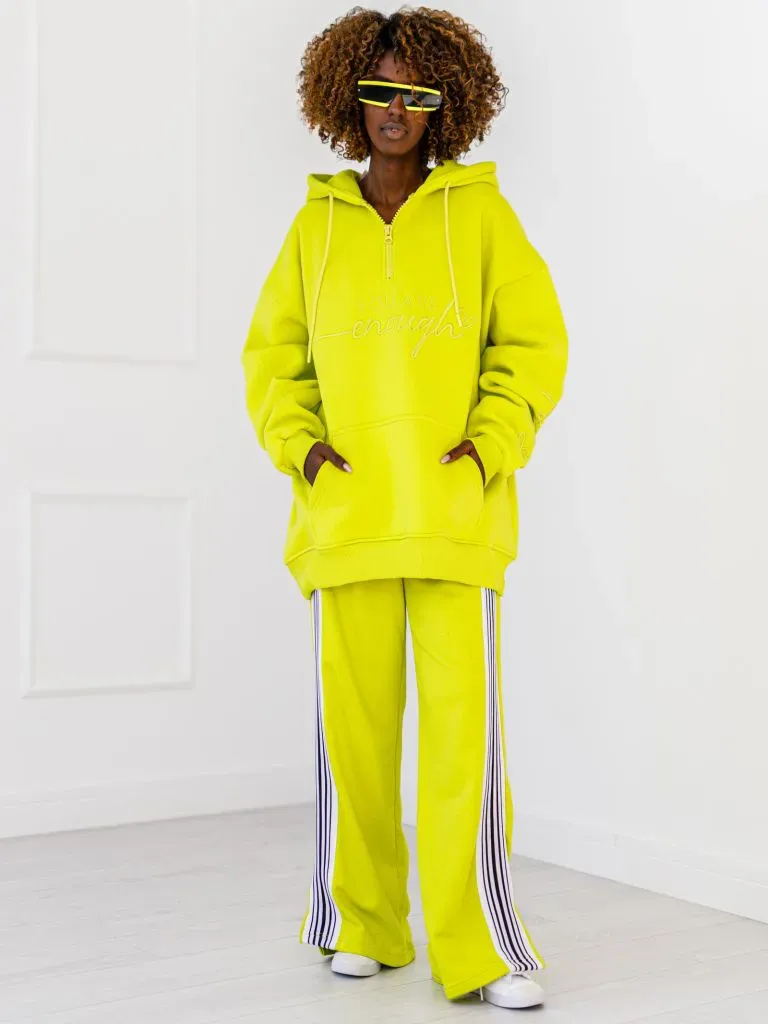 Bluza You Are Enough - Limonka