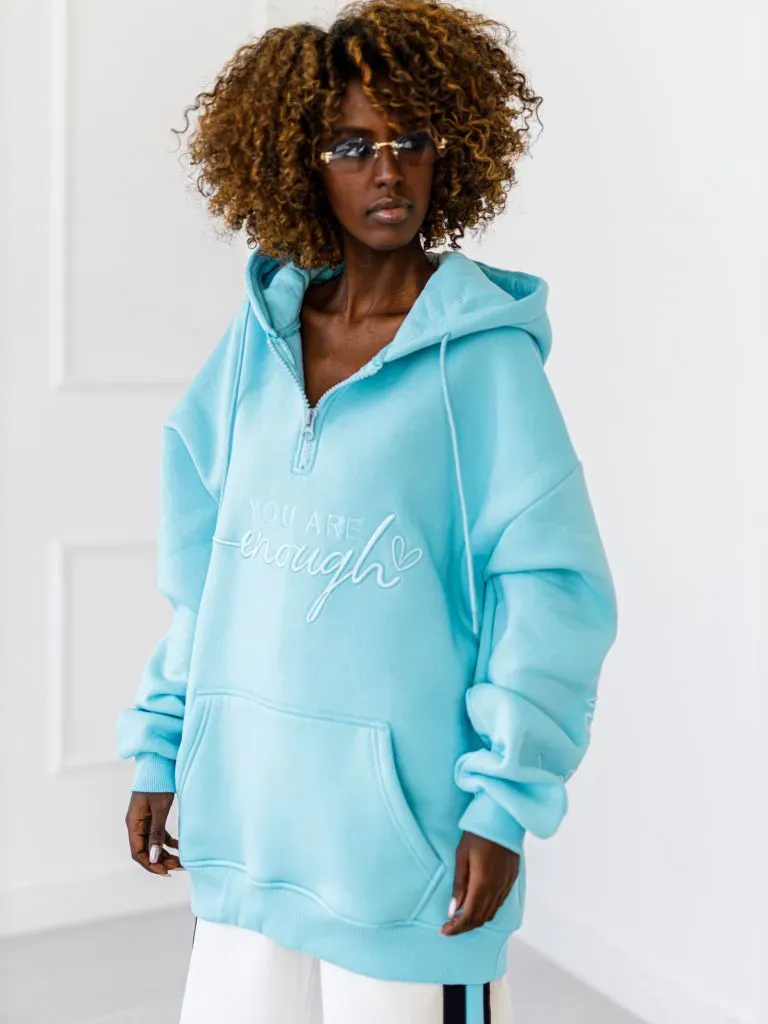 Bluza You Are Enough - Błękitna