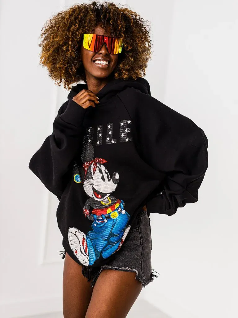 Wholesale - Women's hoodie - Micky - Mint