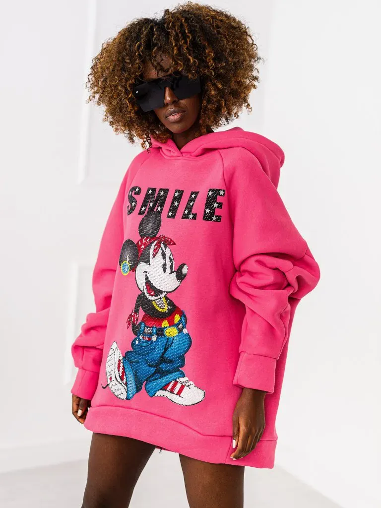 Wholesale - Women's hoodie - Micky - Mint