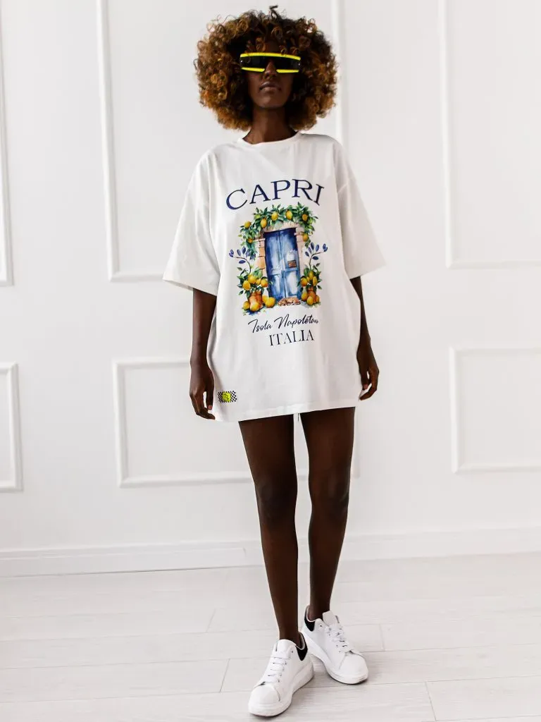 T-shirt Capri - Biały