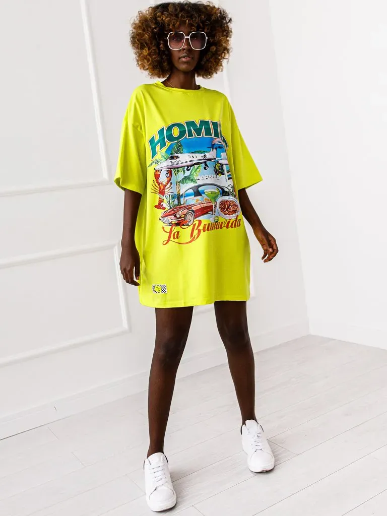 T-shirt Marbella - Limonka