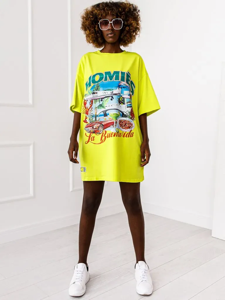 T-shirt Marbella - Limonka