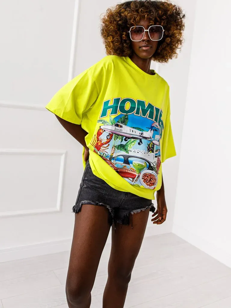 T-shirt Marbella - Limonka