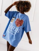 T-shirt Aroma - Niebieski