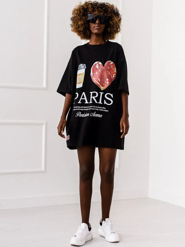 T-shirt Aroma - Czarny