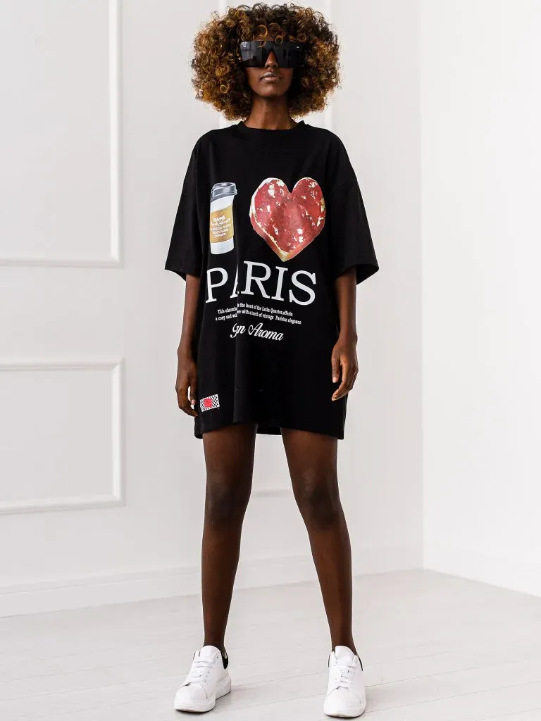 T-shirt Aroma - Czarny