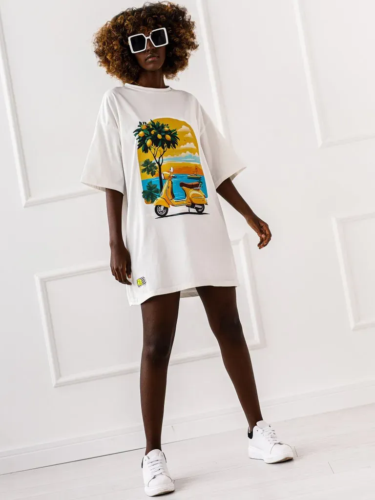 T-shirt Vespa - Ecru