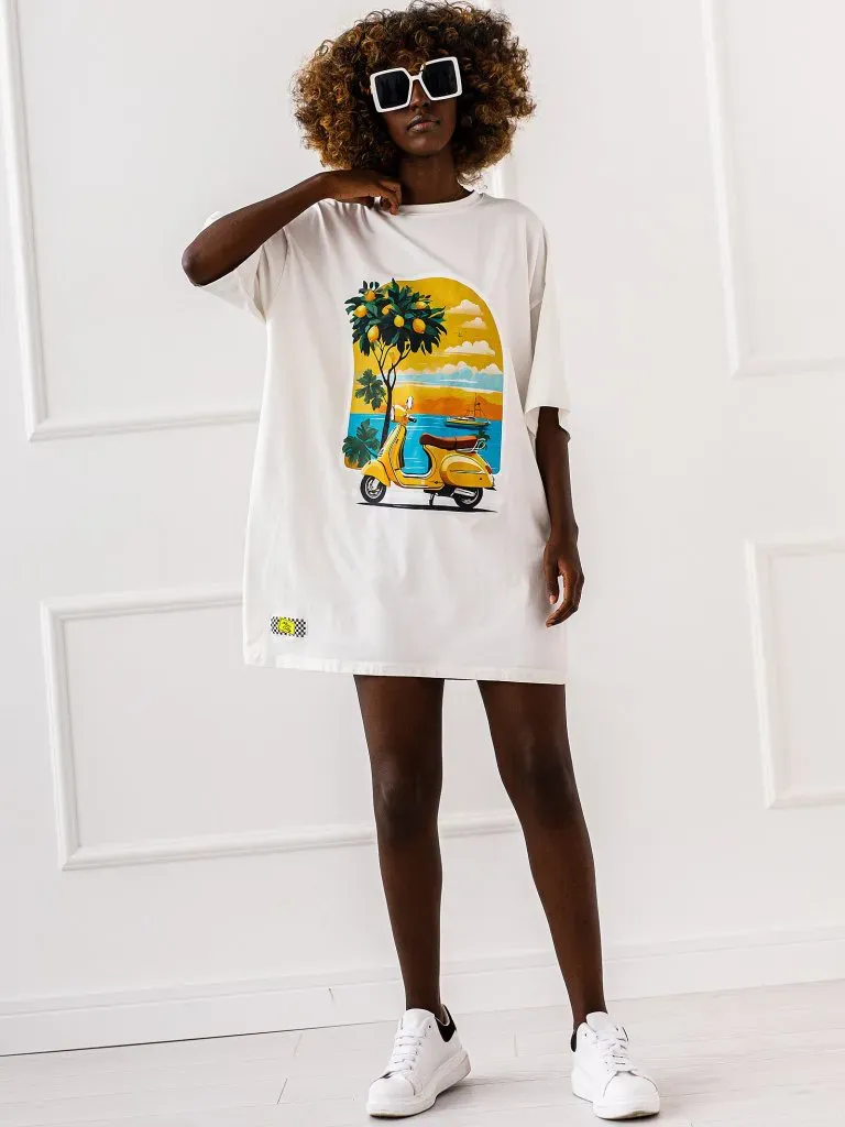 T-shirt Vespa - Ecru