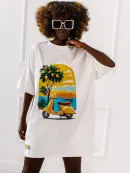 T-shirt Vespa - Ecru