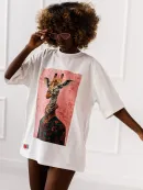 T-shirt Wild Chic - Ecru