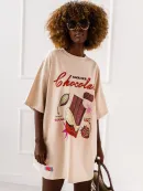 T-shirt Chcolate - Beż