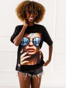 T-shirt Urban - Czarny