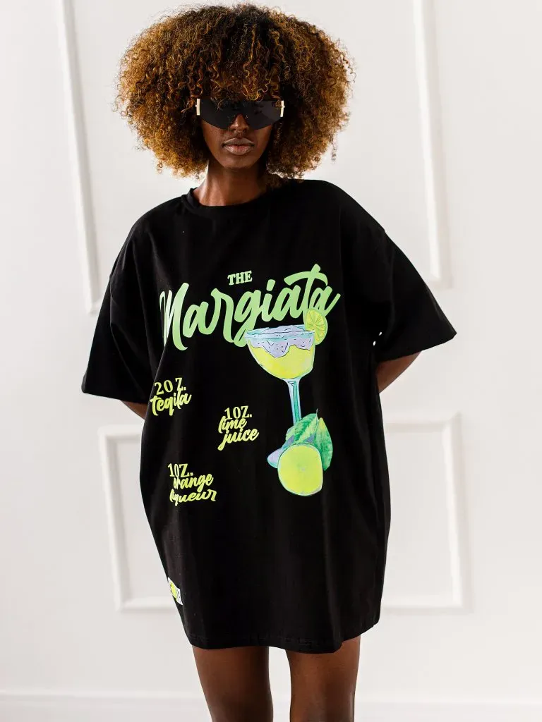 T-shirt Margarita Mood - Czarny