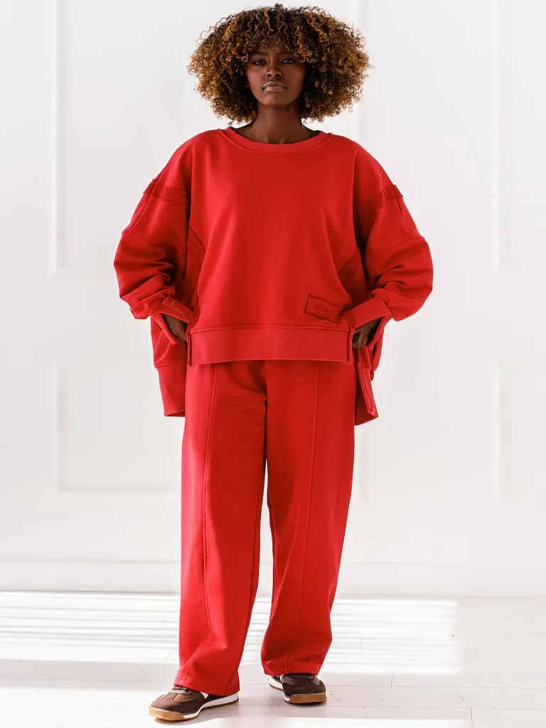 Bluza Simple  - Czerwona