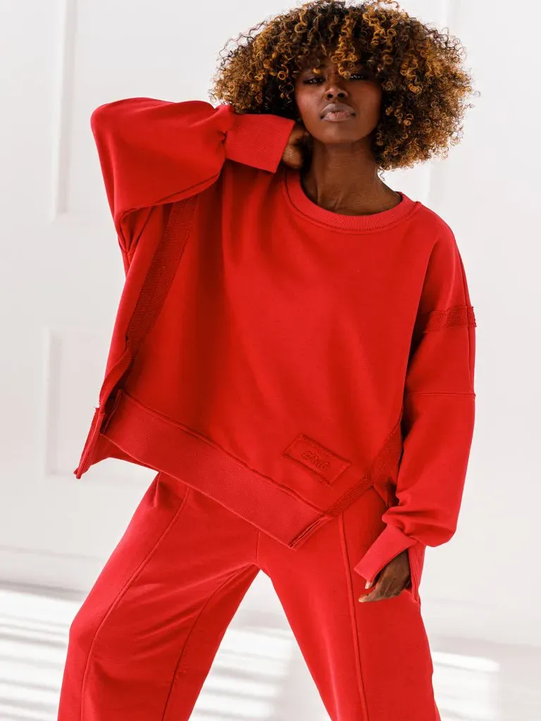 Bluza Simple  - Czerwona