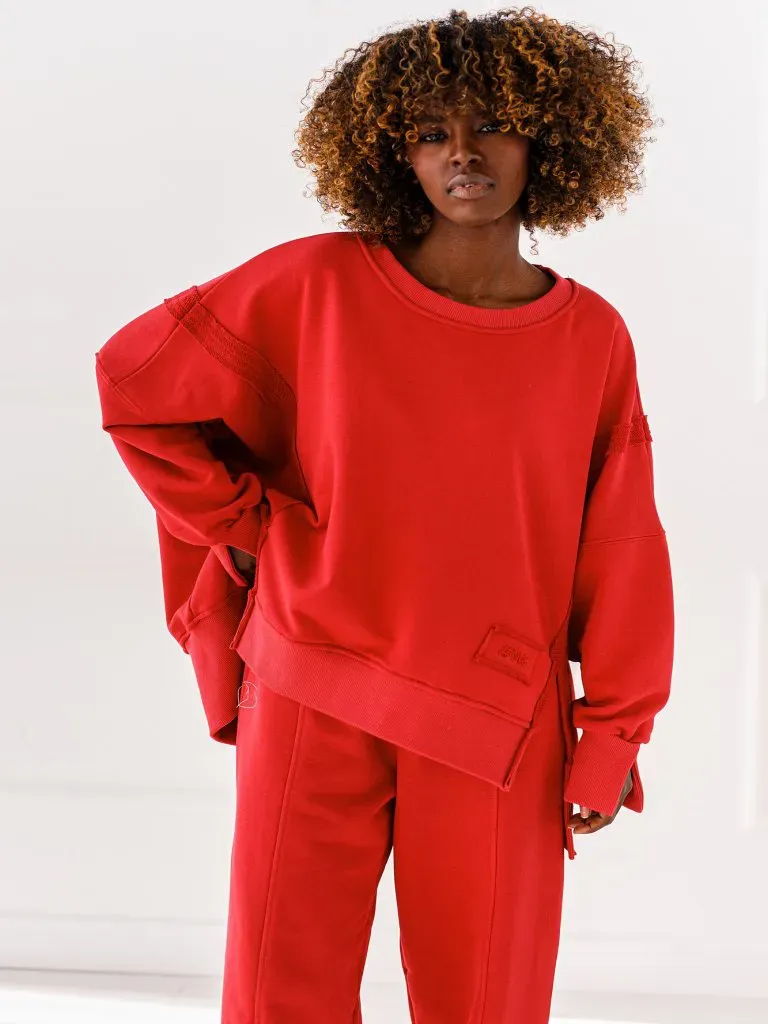 Bluza Simple  - Czerwona