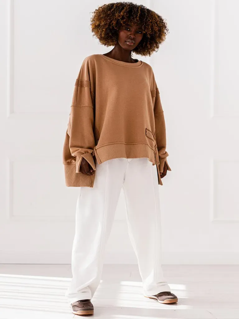 Bluza Simple  - Carmel