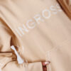 Bluza Ingrosso- beżowa z białym
