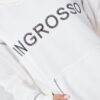 Bluza Ingrosso- biała z czarnym